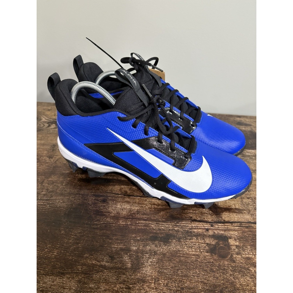 Nike Alpha‎ Menace 4 Shark Football Cleats Black Blue New Without Box Size 11.5 - Picture 4 of 11